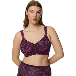 marks & spencer Women's Polyester Wired Modern Minimiser Bra-picture-49