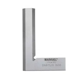 Markvel 3 inch Stainless Steel Bevel Edge Square, 804-75B image 1