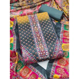 Maroosh Botanical Printed Beads & Stones Unstitched Dress Material-picture-32