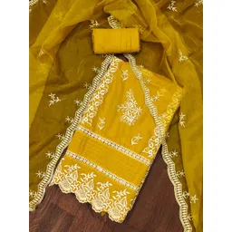 Maroosh Embellished Organza Unstitched Dress Material-picture-41