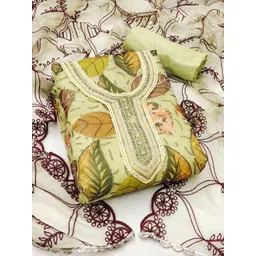 Maroosh Embellished Organza Unstitched Dress Material-picture-25