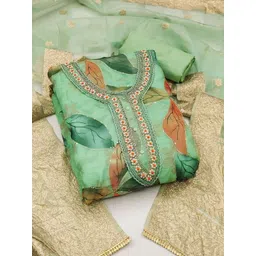 Maroosh Embellished Organza Unstitched Dress Material-picture-33