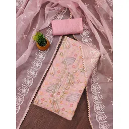 Maroosh Embellished Organza Unstitched Dress Material-picture-34