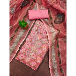 Maroosh Embellished Organza Unstitched Dress Material-picture-22