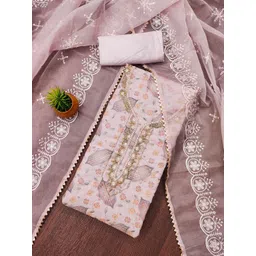 Maroosh Embellished Organza Unstitched Dress Material-picture-24