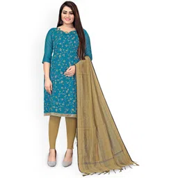 Maroosh Embellished Thread Work Unstitched Dress Material-picture-36