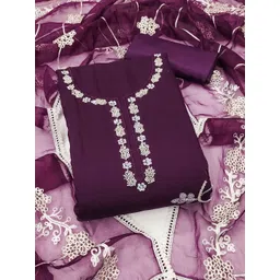 Maroosh Embellished Unstitched Dress Material-picture-16