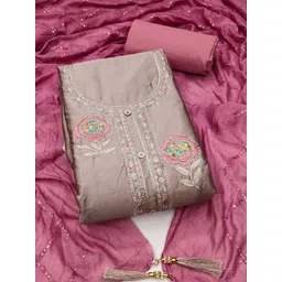 Maroosh Embellished Unstitched Dress Material-picture-19