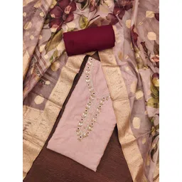 Maroosh Embellished Unstitched Dress Material-picture-41