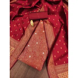 Maroosh Embellished Unstitched Dress Material-picture-12