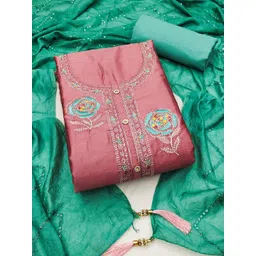 Maroosh Embellished Unstitched Dress Material image 3