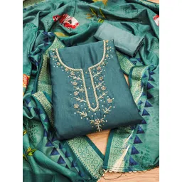 Maroosh Embellished Unstitched Dress Material image 2