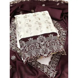 Maroosh Embroidered Thread Work Unstitched Dress Material-picture-14