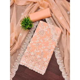 Maroosh Floral Embellished Sequinned Unstitched Dress Material-picture-27