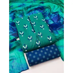 Maroosh Floral Embroidered Thread Work Unstitched Dress Material-picture-13