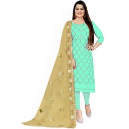 Maroosh Floral Embroidered Unstitched Dress Material-picture-31