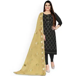 Maroosh Geometric Embroidered Thread Work Unstitched Dress Material-picture-32