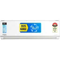 2025 1.5 Ton 5 Star Split Inverter 5-in-1 Convertible with Turbo Cool Technology AC- White-image-2