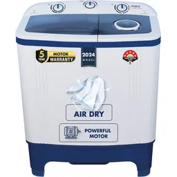 7 kg 5 Star Rating Innowash Range Semi Automatic Top Load Blue, White-image-14