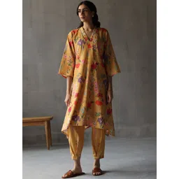MARQUISA Women Floral Printed A-Line Kurta with Salwar-picture-18