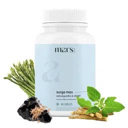 Mars by GHC Pure Himalayan Shilajit Capsules with Ashwagandha and Safed Musli (60N - Pack of 1)-picture-2