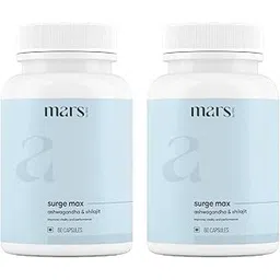 mars by GHC Surge Max | Contains Shilajit, Ashwagandha, Gokshura, Safed Musli Capsules | Helps Maintain Overall Health | 120 Capsules | (Pack Of 2) |-picture-26