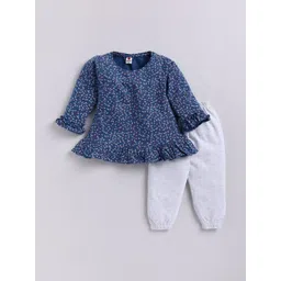 Mars Infiniti Girls Printed Tunic with Pyjamas-picture-43