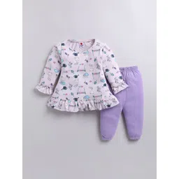 Mars Infiniti Girls Printed Tunic with Pyjamas-picture-36