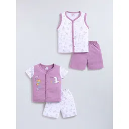 Mars Infiniti Unisex Kids Printed T-shirt with Shorts-picture-42