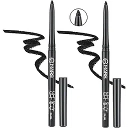 MARS Won'T Budge Won'T Smudge Matte Cream Kajal Pack Of 2 (Jet Black, 0.7 G)-picture-28