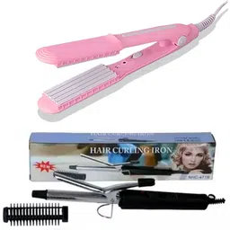 MARSELITE Combo of Professional 471B Hair Curler & Hair Crimper Machine (Curler+Crimper) Personal Care Appliance Combo-picture-13