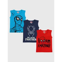 Marvel by Miss and Chief Boys 3 Avengers Printed T-shirt-picture-52