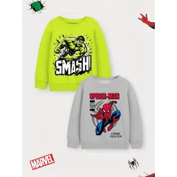 Marvel by Miss and Chief Boys Printed Sweatshirt-picture-55