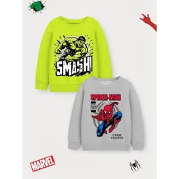 Marvel by Miss and Chief Boys Printed Sweatshirt-picture-30