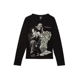 Marvel by Wear Your Mind Boys Black Spider-Man Printed T-shirt-picture-49