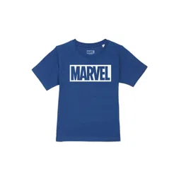 Marvel by Wear Your Mind Boys Blue & White Marvel Printed T-shirt-picture-23
