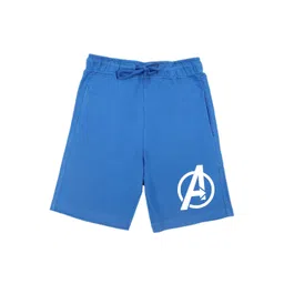 Marvel by Wear Your Mind Boys Blue Avengers Regular Fit Shorts-picture-33
