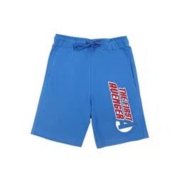 Marvel by Wear Your Mind Boys Blue Captain America Shorts-picture-28