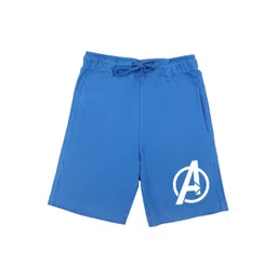Marvel by Wear Your Mind Boys Blue Printed Avengers Shorts-picture-31