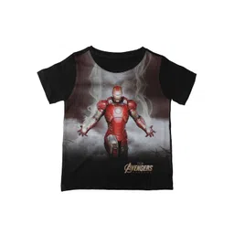 Marvel by Wear Your Mind Boys Grey Iron Man Printed Round Neck T-shirt-picture-37