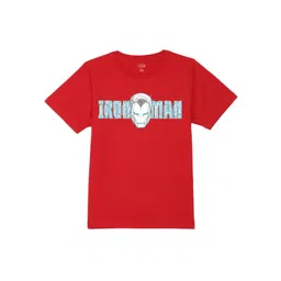 Marvel by Wear Your Mind Boys Iron Man Graphic Printed Pure Cotton T-shirt-picture-31