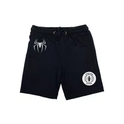 Marvel by Wear Your Mind Boys Navy Blue Spiderman Printed Regular Fit Regular Shorts-picture-47