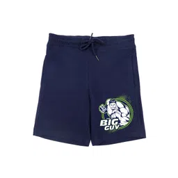 Marvel by Wear Your Mind Boys Navy Blue Superhero Printed Hulk Shorts-picture-23