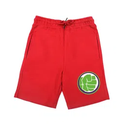 Marvel By Wear Your Mind Graphic Print Shorts - Red-picture-10