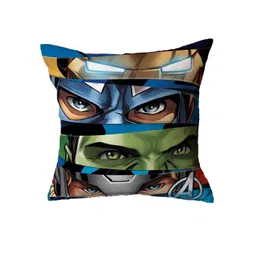 Marvel Blue & Green Marvel Avengers Square Cushion Cover image 4
