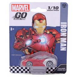 Marvel GO Pull-Back Iron Man Rapid Racer Wave 1& 2 Single Car - Red-picture-15