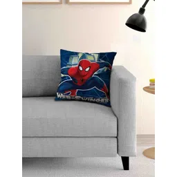 Marvel Kids Blue & Red Spiderman Printed Filled Square Cushion With Cover-picture-27