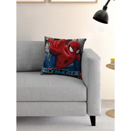 Marvel Kids Blue & Red Spiderman Printed Filled Square Cushion With Cover-picture-26
