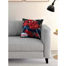 Marvel Kids Navy Blue & Red Spiderman Printed Filled Square Cushion With Cover-picture-37
