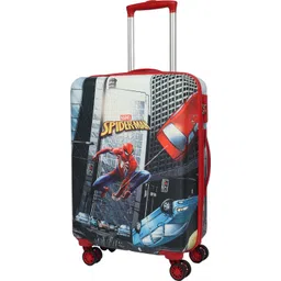marvel Small Cabin Suitcase (58 cm) 4 Wheels - Novex Original Spider Man Hard Sided Polycarbonate Kids Trolley 22" - Red-picture-10